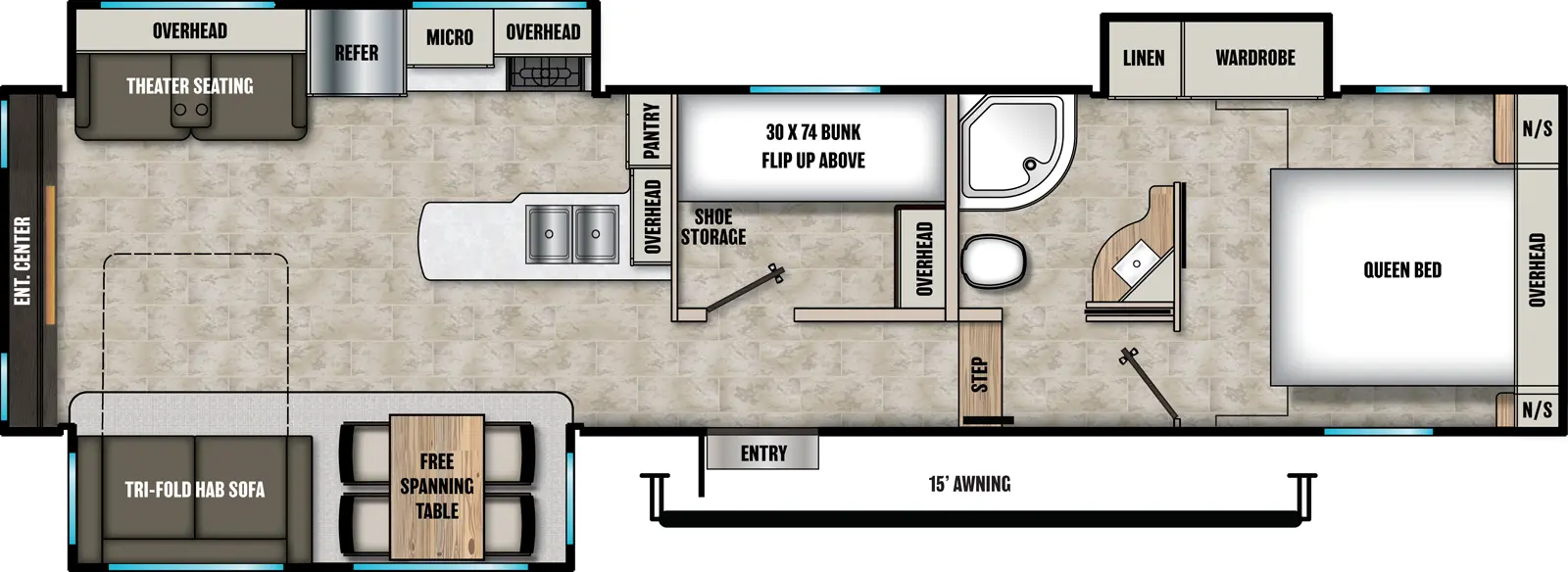 Phoenix 30BHS Floorplan